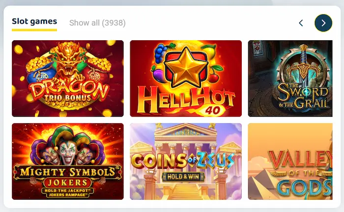 SvenPlay Casino games